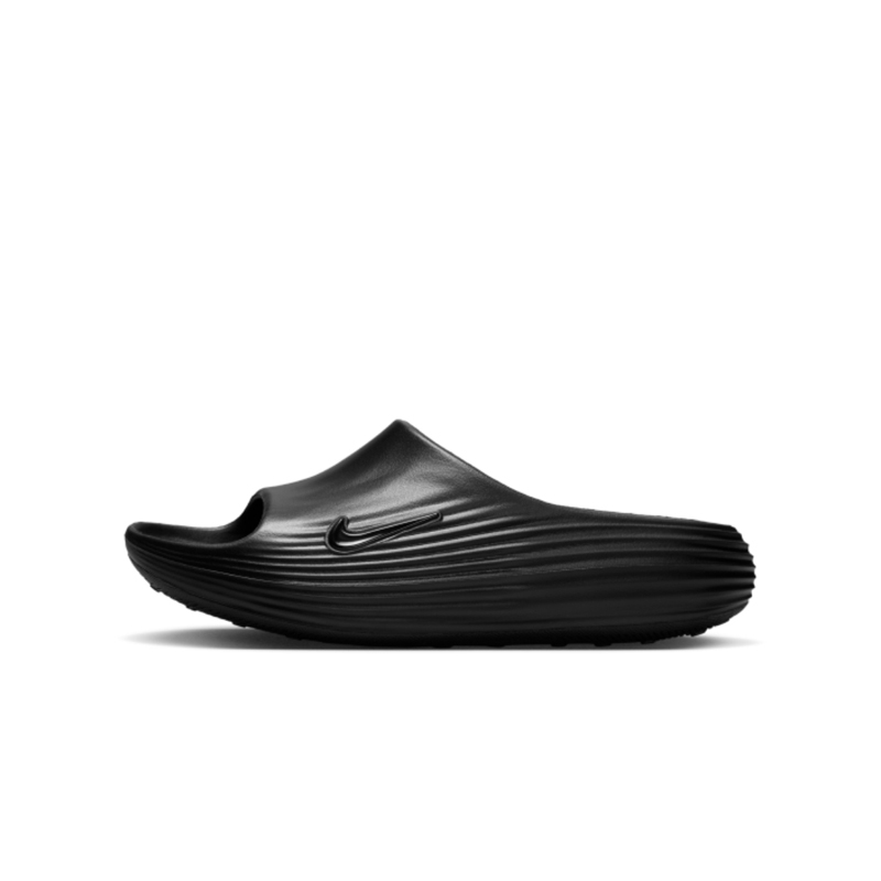 Nike ReactX Rejuven8 Slide "Triple Black" W 黑 恢復鞋 泡棉 防水 拖鞋 女鞋 HV4484-001 [台灣現貨]