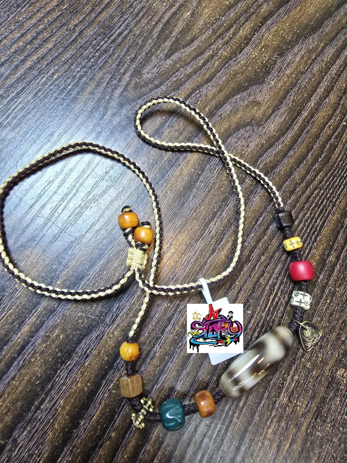 🔮能量水晶🔮虎牙天珠頸繩(H7 CR111)