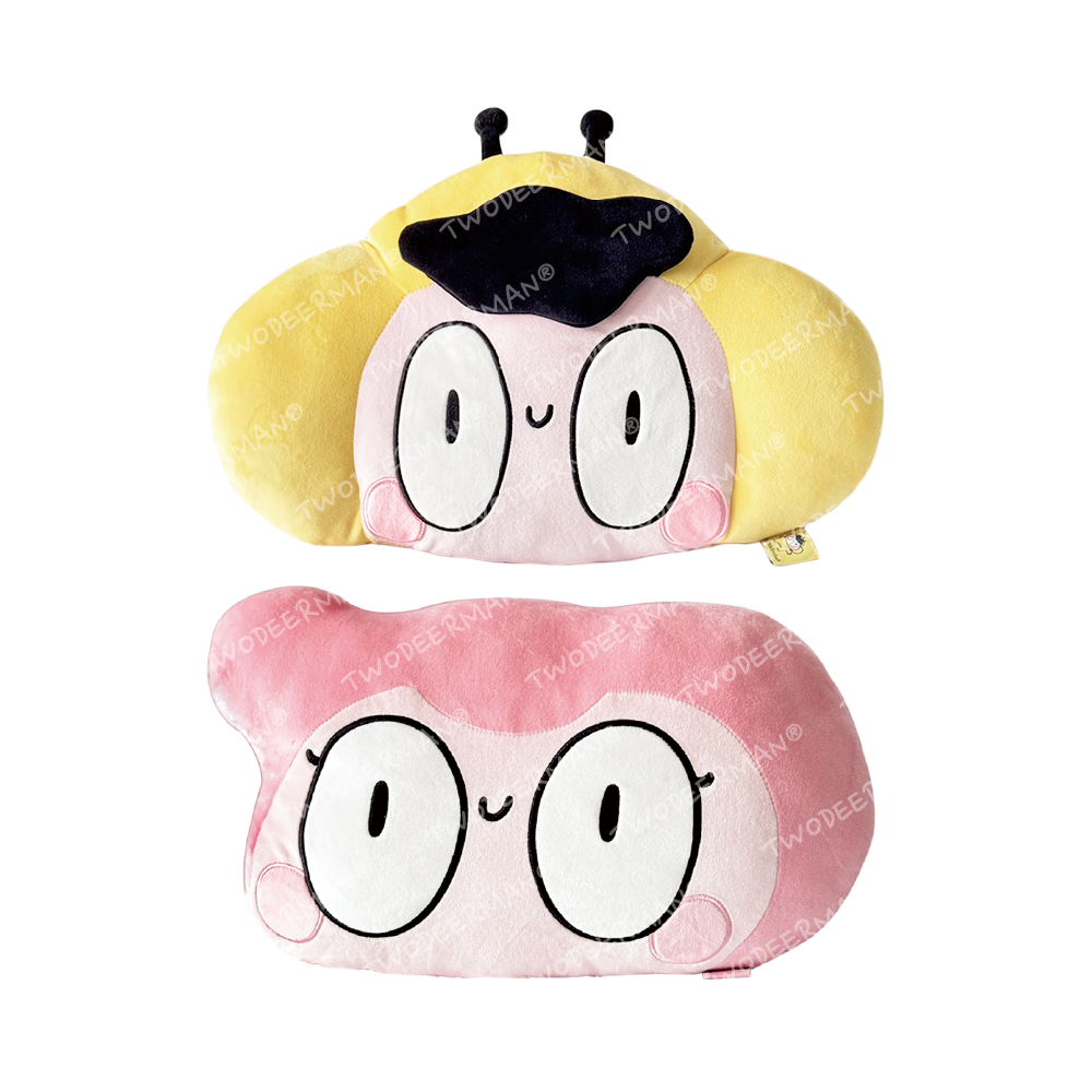 鹿人/小慢小餅臉抱枕(每單限購4)