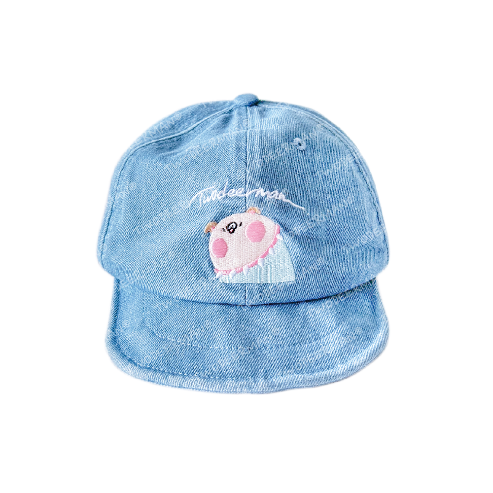 汪汪金發短簷帽