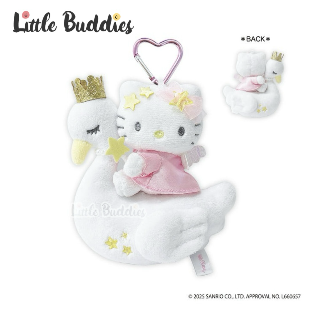 日本 Sanrio Hello Kitty 天鵝款公仔匙扣