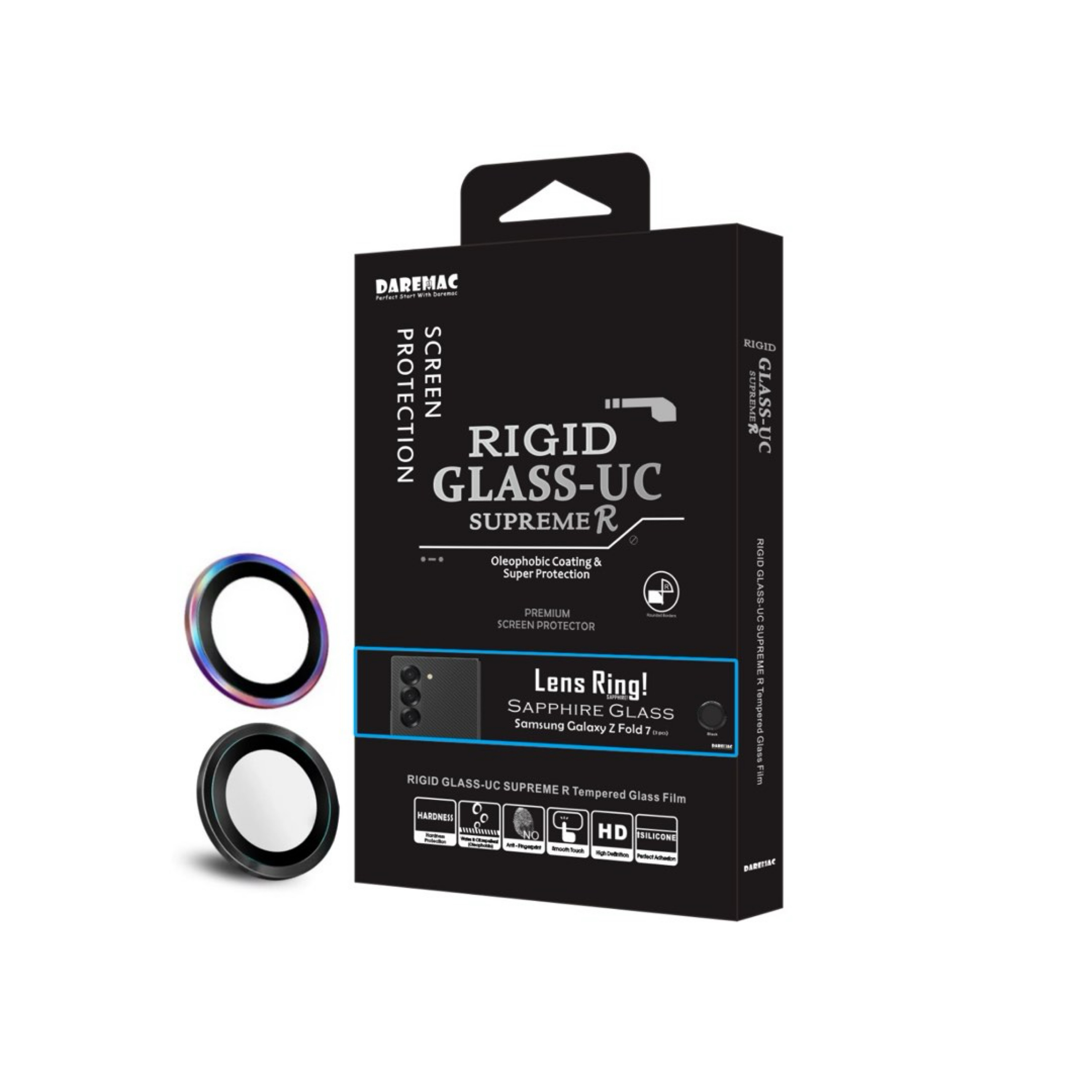 Daremac Galaxy Z Fold 7 藍寶石金屬鏡頭保護貼