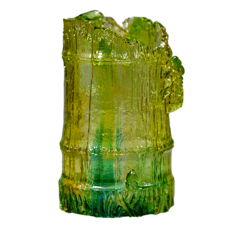 鹿港窯禮品館|琉璃-竹報平安...可當擺飾 、可當筆筒