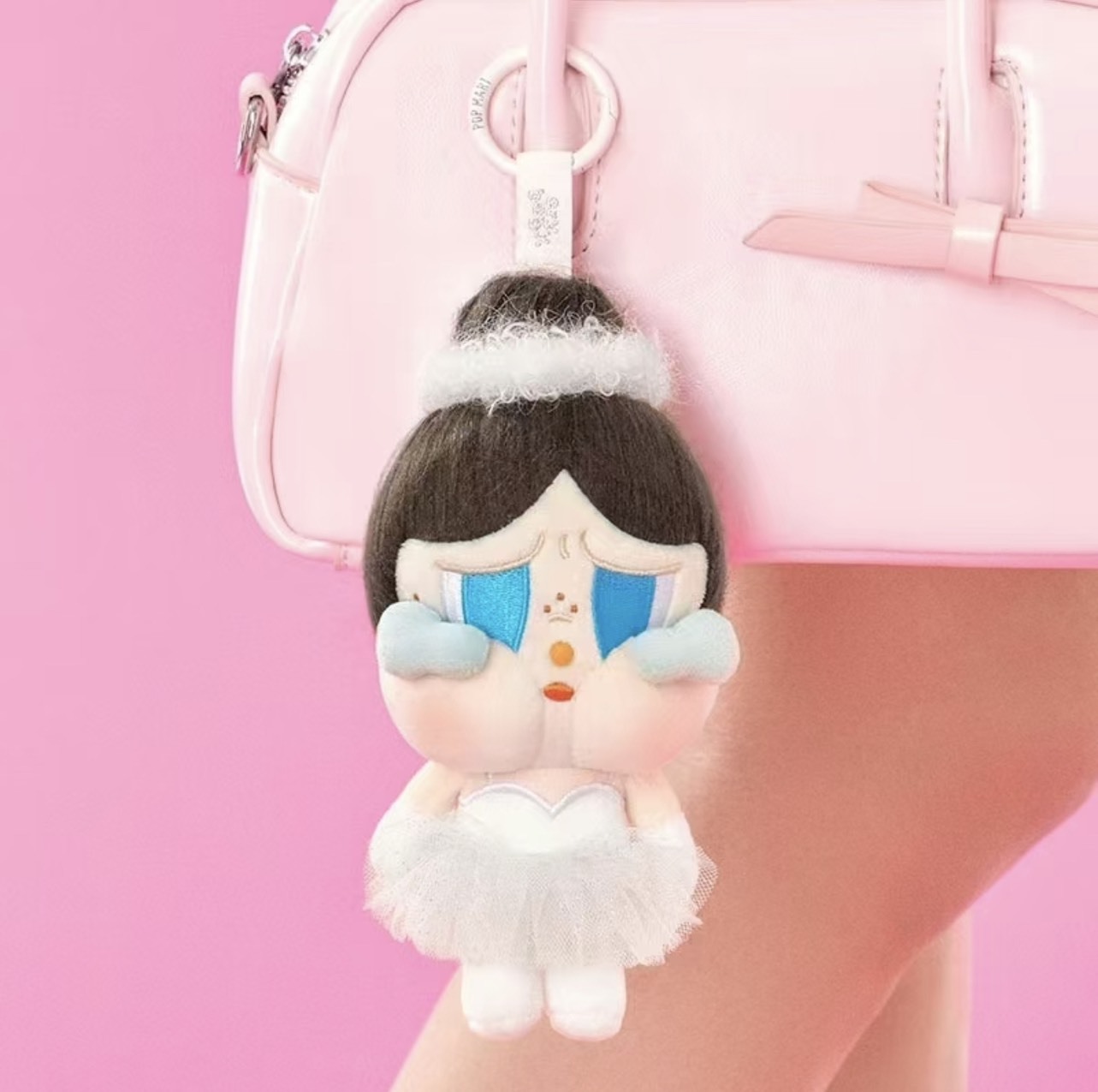 POPMART 泡泡瑪特CRYBABY 哭娃💧 SHINY SHINY 系列-毛絨掛件吊卡