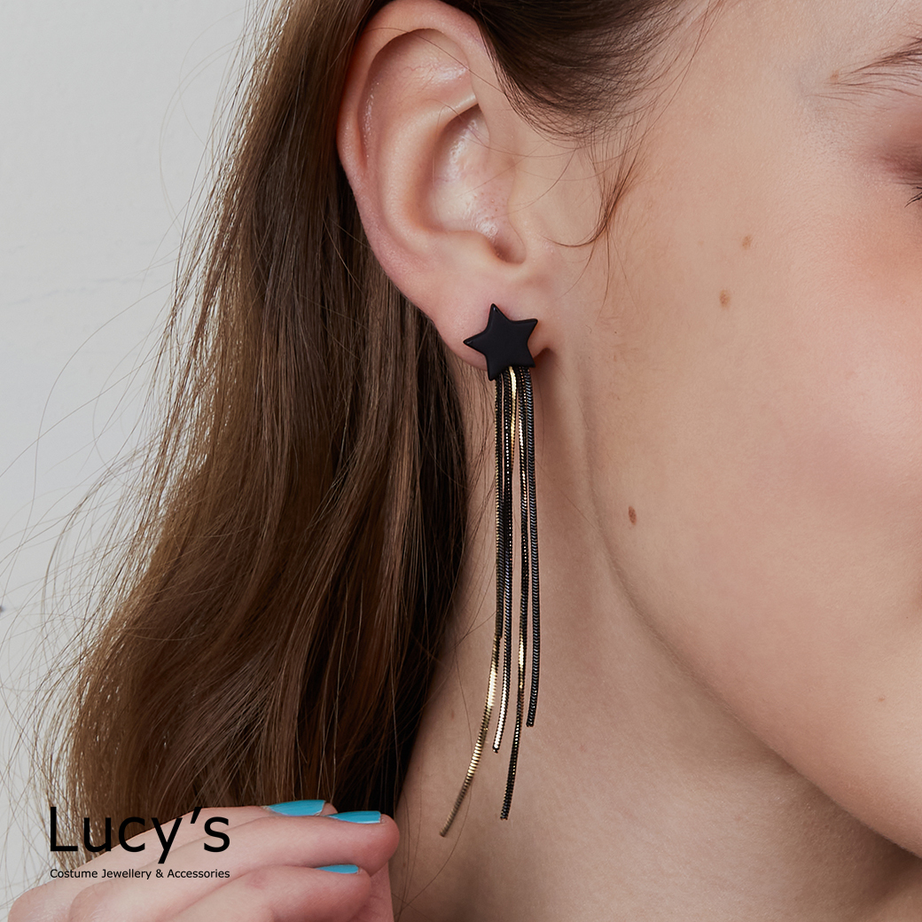 黑夜星辰 耳環 (123584)