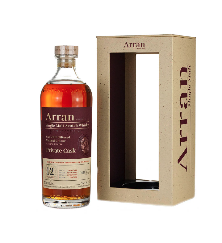Arran Sherry Hogshead 12 Year Old (ABV58.0)(1BT70)