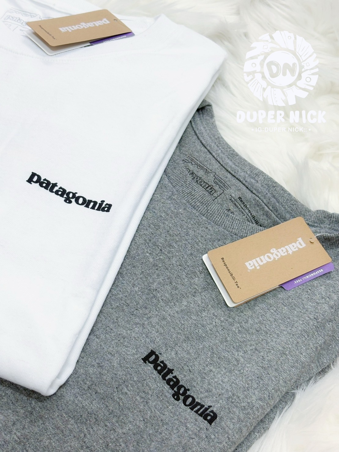 Patagonia P-6 Logo 短袖 灰色