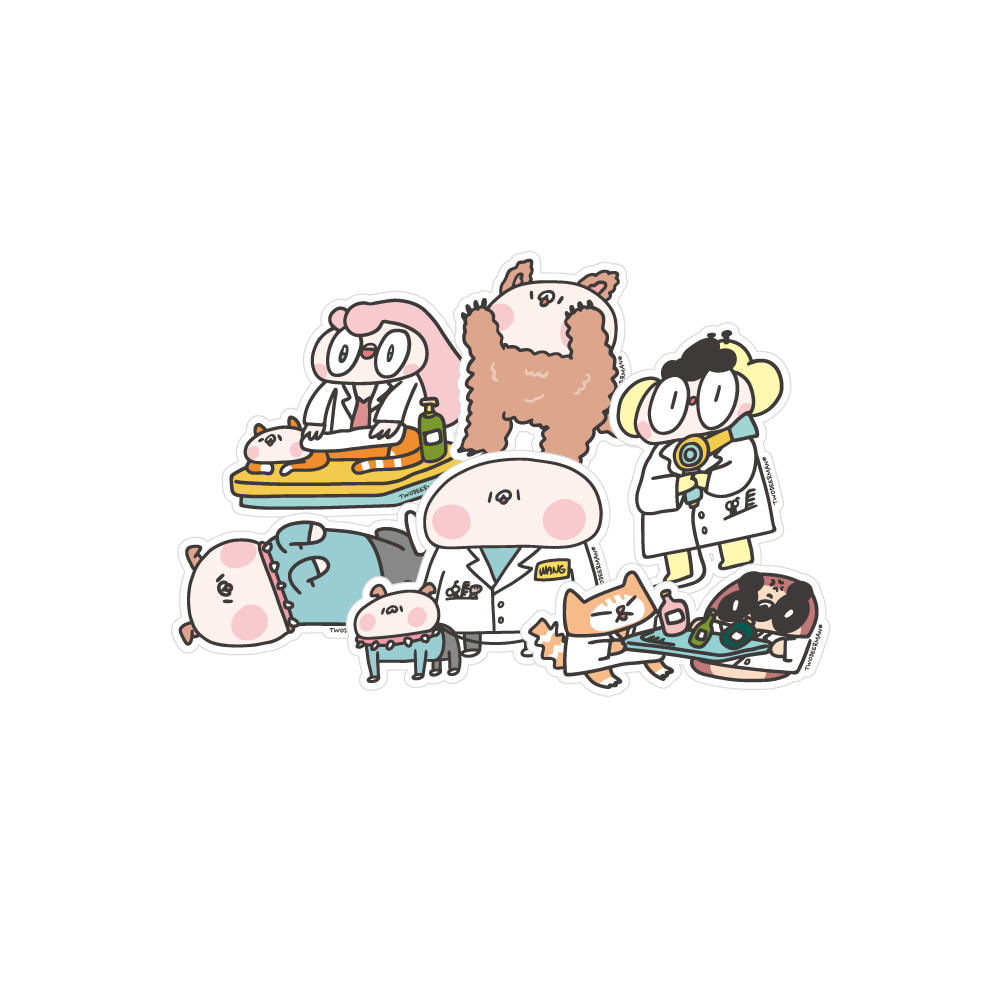 Spoil Lab白底防水貼紙