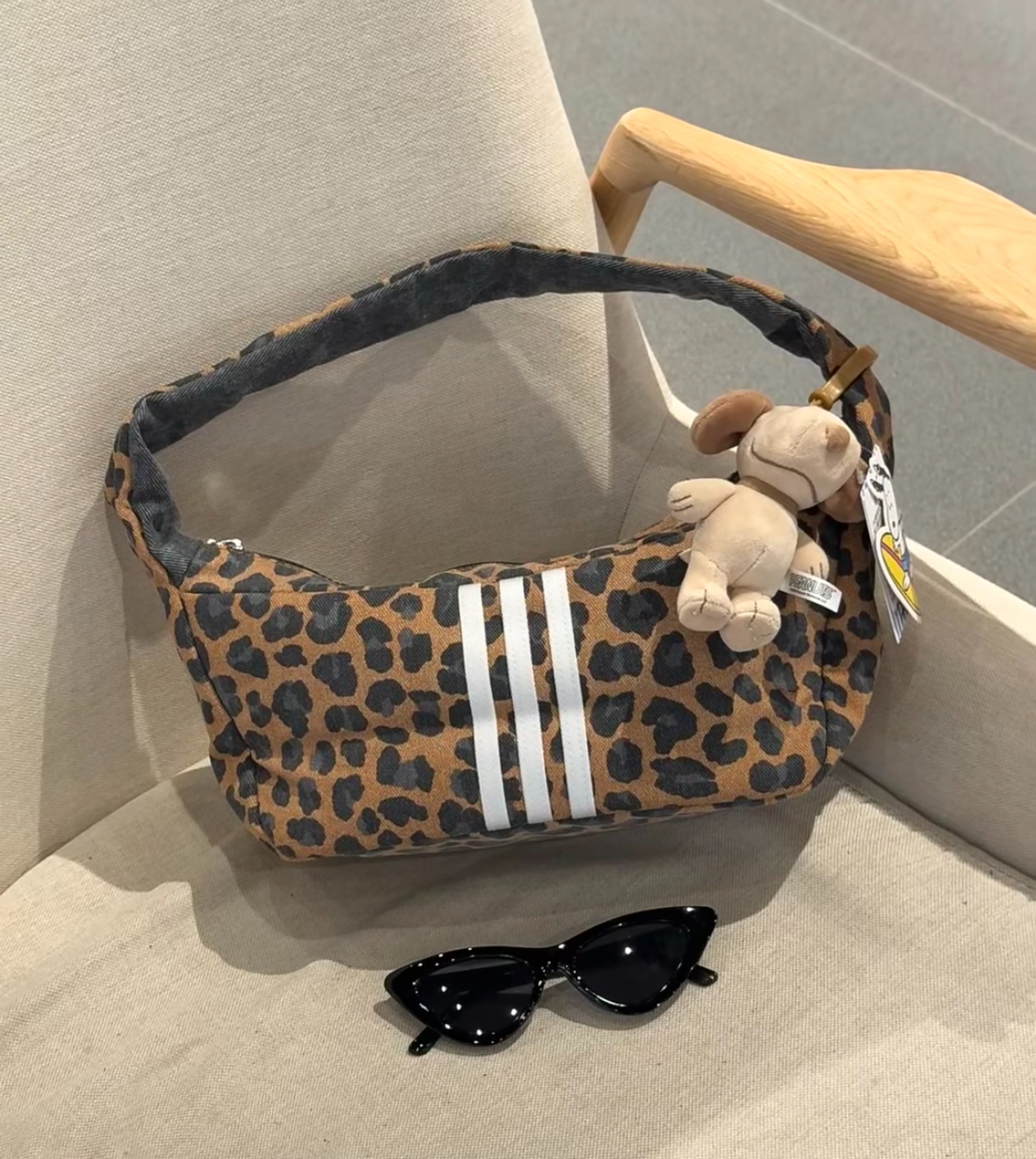 Adidas Originals 三葉草 豹紋腋下包 手提包 JX3198/預購