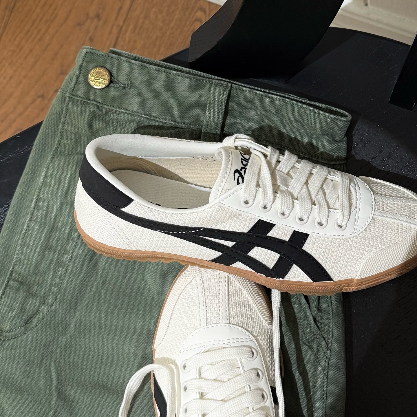 Asics TSG-110 牛奶糖 白色 編織 焦糖底 男女 復古鞋 1203A516-100