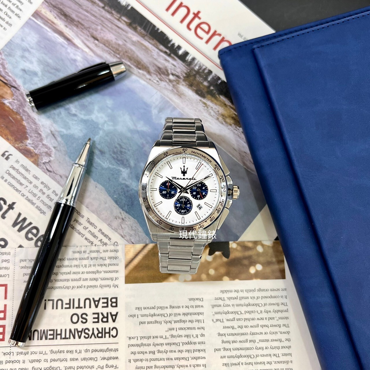 【Maserati 瑪莎拉蒂】Velocita系列 卓越馳速三眼手錶 R8873652007 43mm 現代鐘錶