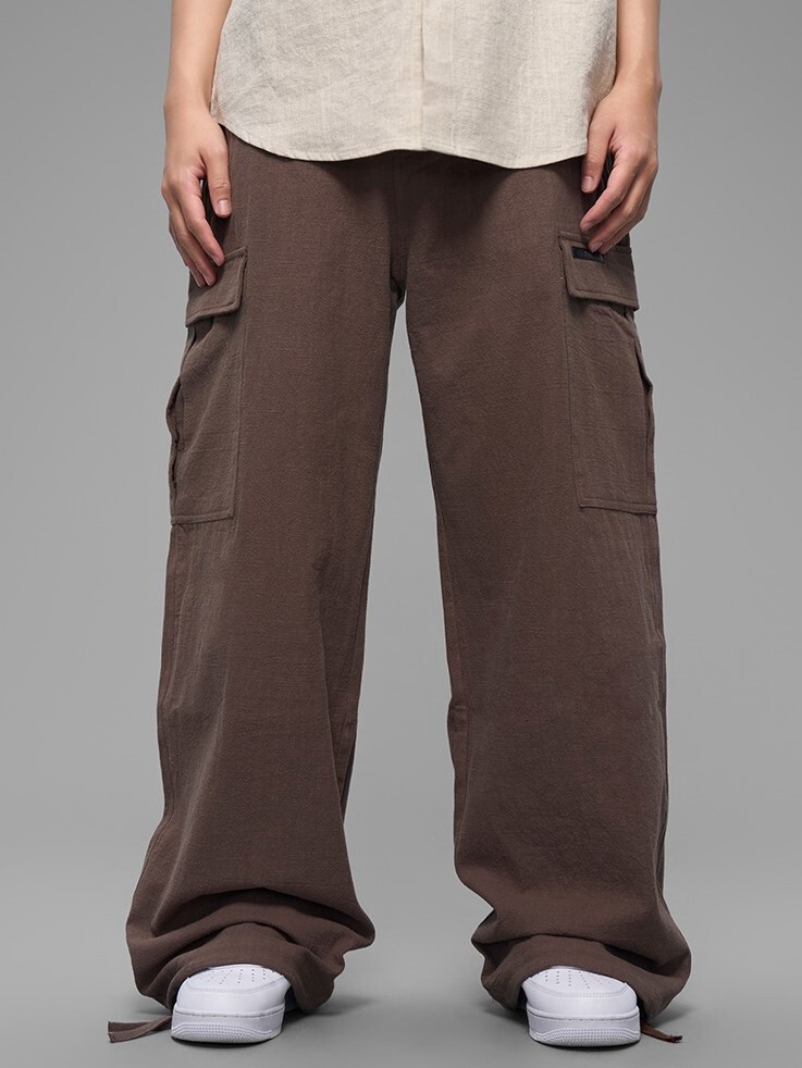 AFGK 側邊口袋 棉麻工裝長褲 A FEW GOOD KIDS