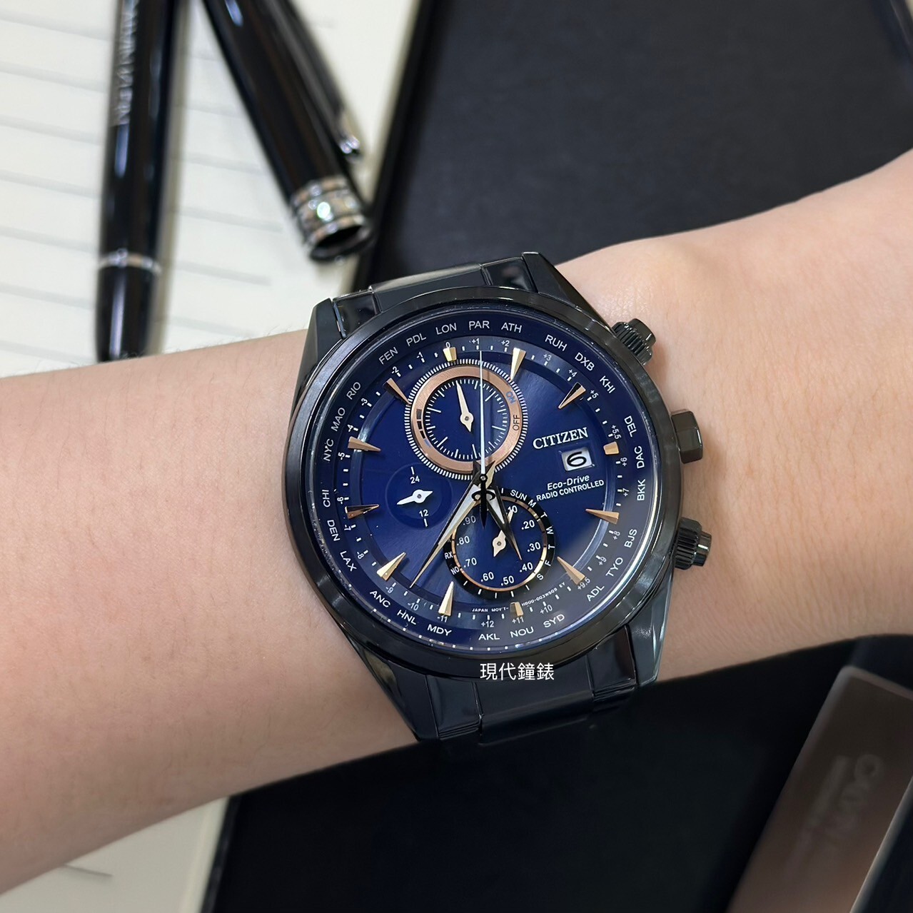 【CITIZEN 】GEN'T AT8265-81L 43mm Modern Watch