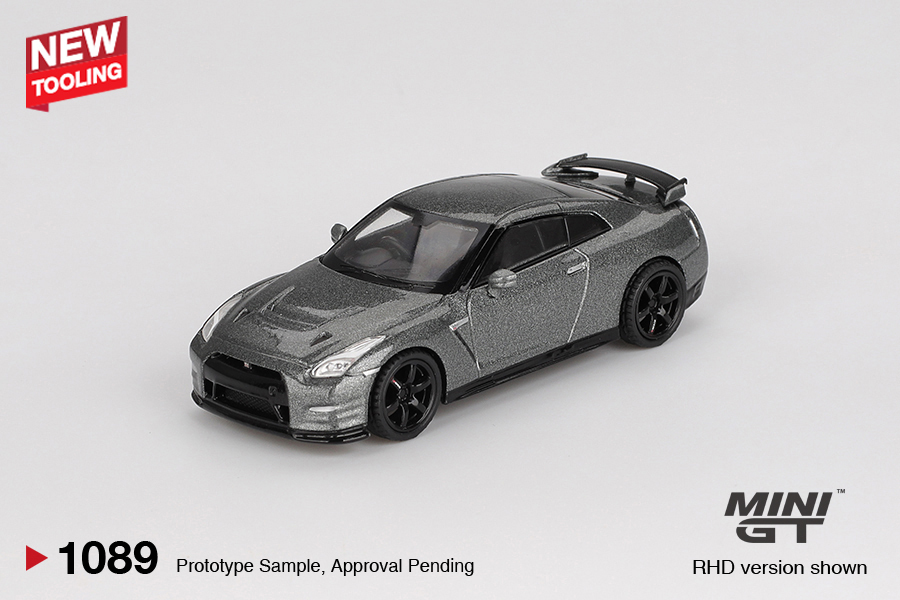 【預訂】Mini GT 1089 NISSAN GT-R 2013 Dark Metal Gray (NISMO R35 CRS Version)