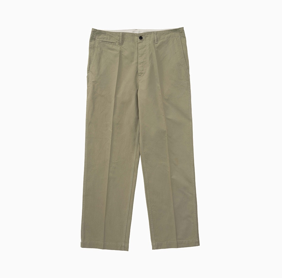 LAST PCS: VISVIM FIELD CHINO PANTS - LT.GREEN SIZE 3 PRE ORDER ITEM (預訂中)