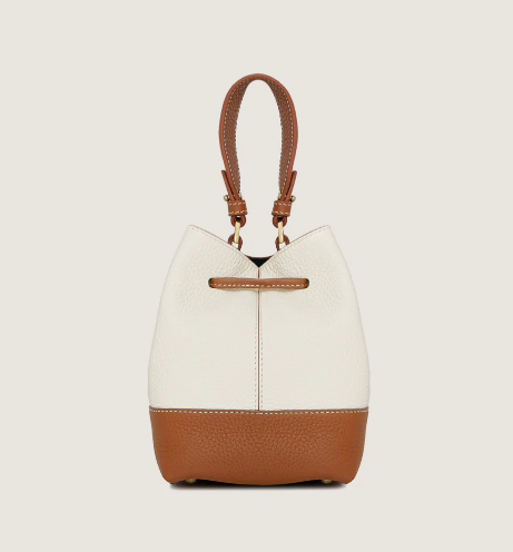 1SA0730-056 STRATHBERRY Lana Osette Grain - Vanilla/Tan - Vanilla Stitch #20211-200-676-950 (B-BO-E)