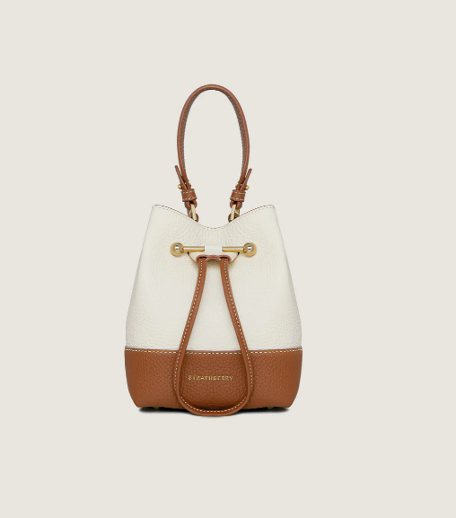 1SA0730-056 STRATHBERRY Lana Osette Grain - Vanilla/Tan - Vanilla Stitch #20211-200-676-950 (B-BO-E)