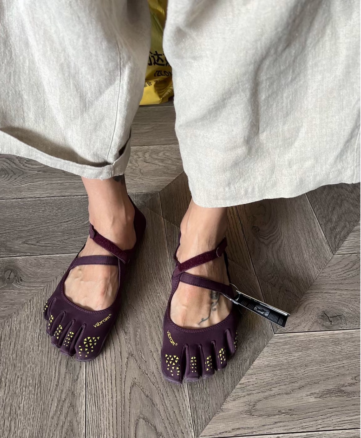 Vibram V-SOUL 五指鞋 瑜伽健身赤足鞋 女 無花果紫 健身房室內訓練鞋 防滑耐磨 透氣輕便✨July25