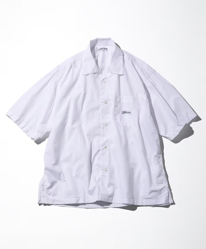 "代購" Cahlumn 雜誌款 襯衫 Magazine Pocket Chain Stitch Open Collar Shirt