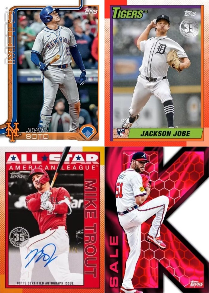 Topps 2025 MLB Series 2 Baseball Mega Box 球員卡 卡盒