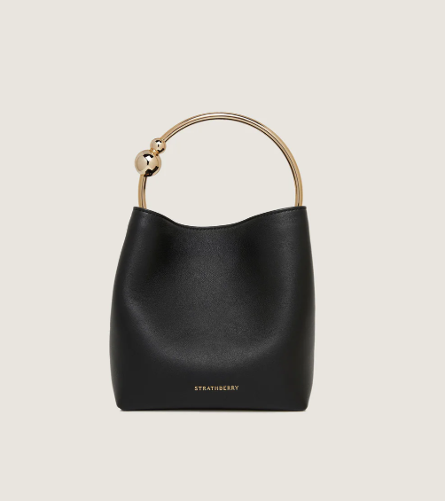 1SA0730-060 STRATHBERRY The Circus Leather - Black #20251-100-646-100 (B-BO-E)