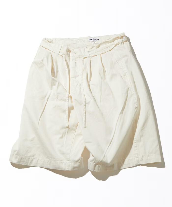 "代購" Cahlumn Extra Long Staple Organic Cotton Chino Shorts 長絨 有機棉 斜紋布 短褲 工作褲