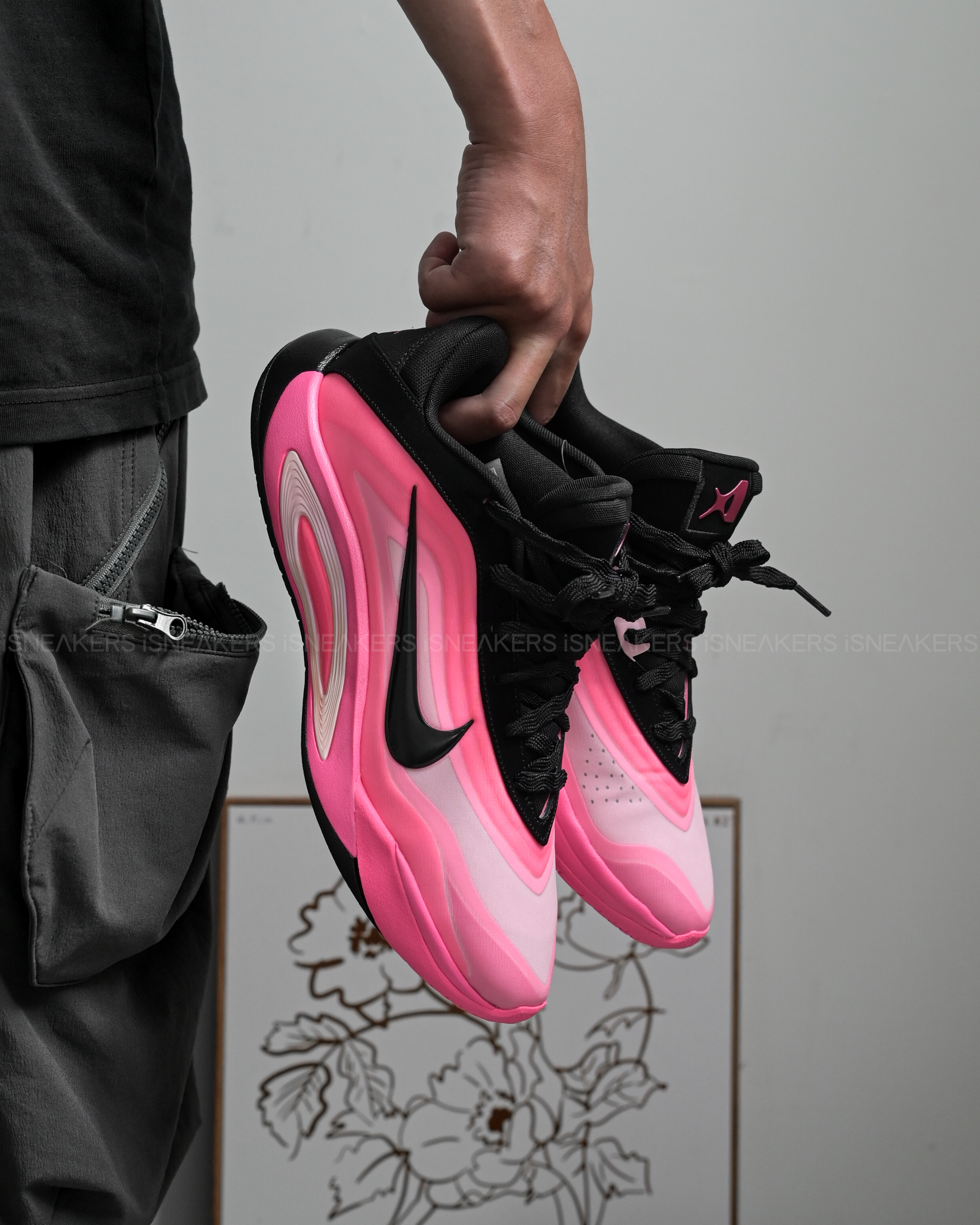 iSNEAKERS｜Nike A'ja Wilson A'One 粉黑籃球鞋 FZ8606-001