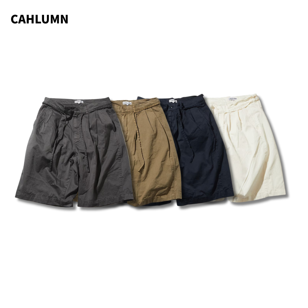 "代購" Cahlumn Extra Long Staple Organic Cotton Chino Shorts 長絨 有機棉 斜紋布 短褲 工作褲
