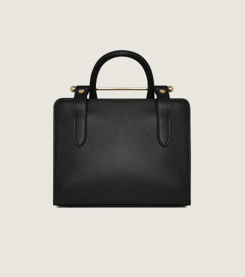 1SA0730-063 STRATHBERRY Mini Tote Leather - Black #20241-100-150-100 (B-BO-E)