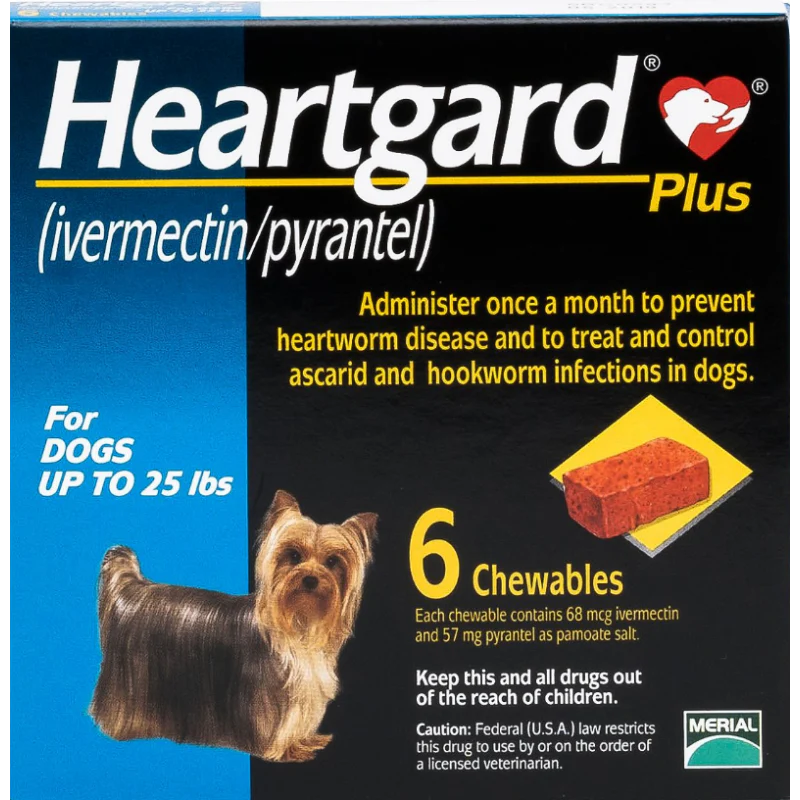 Heartguard S 25lb以下 (6粒裝) (平行進口)