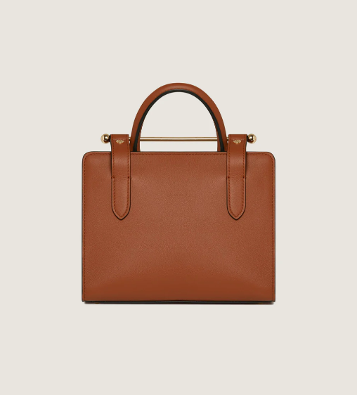 1SA0730-064 STRATHBERRY Mini Tote Leather - Chestnut #20241-100-150-455 (B-BO-E)