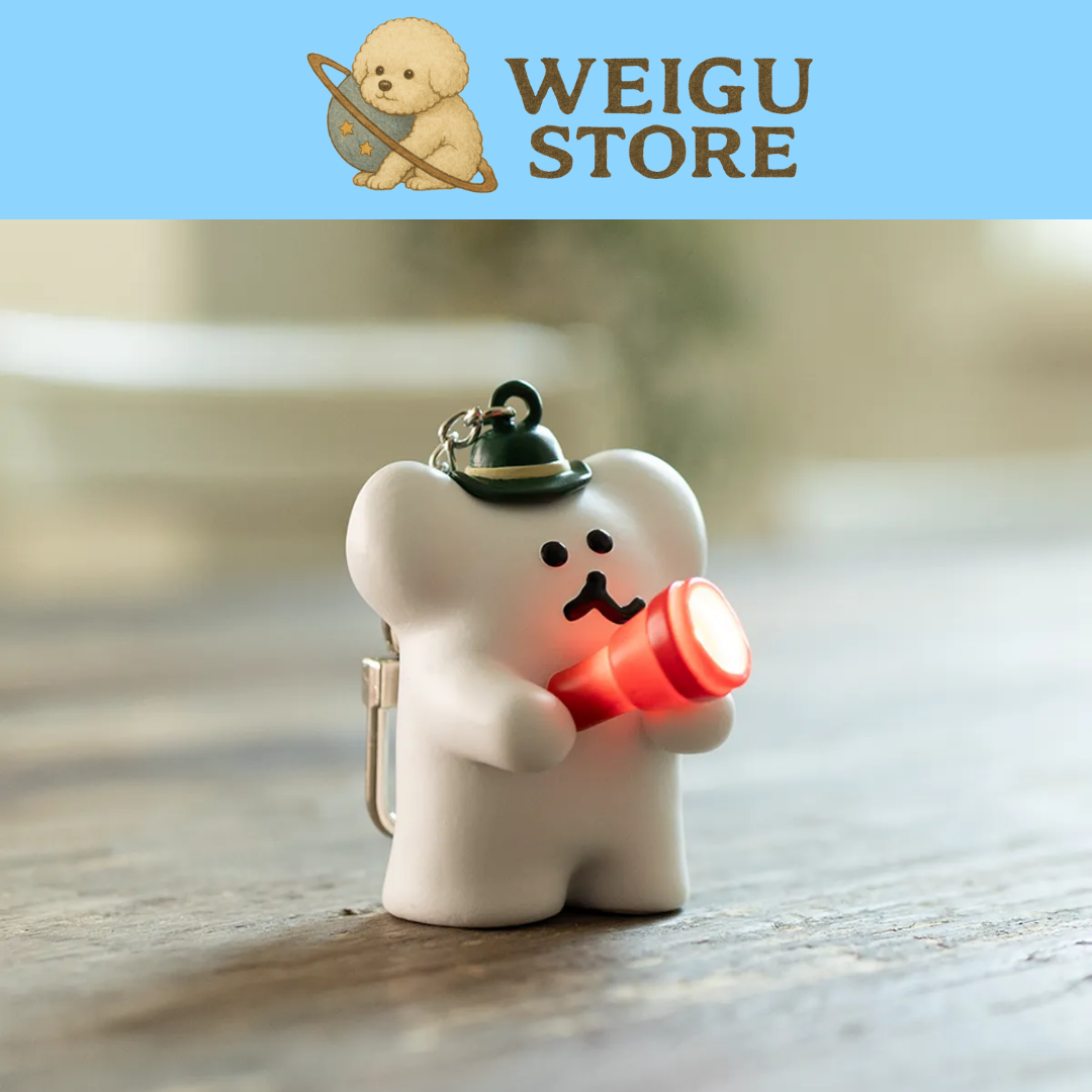【現貨】Dinotaeng BOBO Mini Flash Keyring 可發光手電筒 鑰匙圈