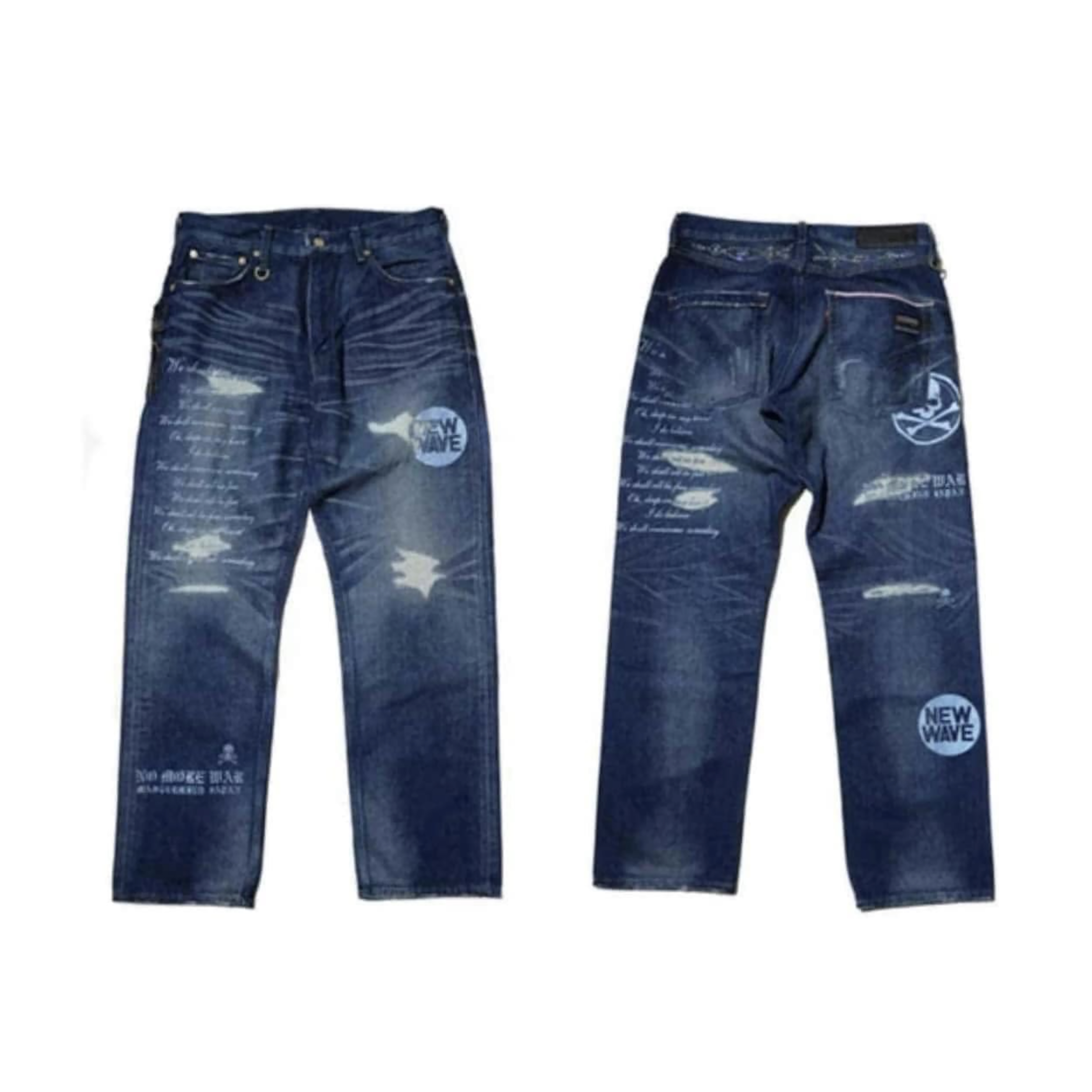 MASTERMIND JAPAN X FRAGMENT LEVI'S FENOM CRUSH 2 MMJ 骷髏 牛王 二代