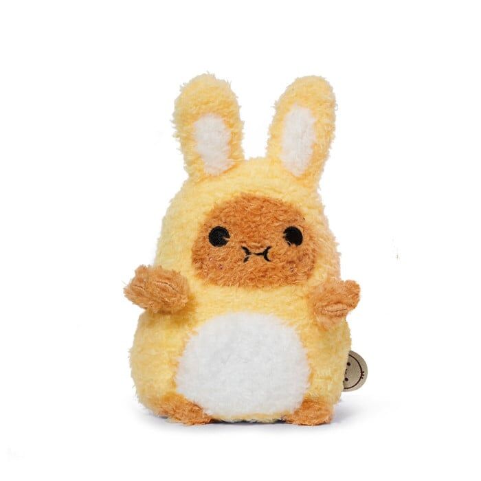 NOODOLL Yellow Bunny Ricespud Mini Sitting Plush Toy