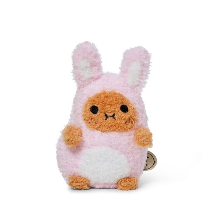 NOODOLL Pink Bunny Ricespud Mini Sitting Plush Toy