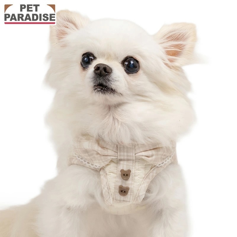 【Pet Paradise】Bear Glen Check Vest Harness <342-35696>