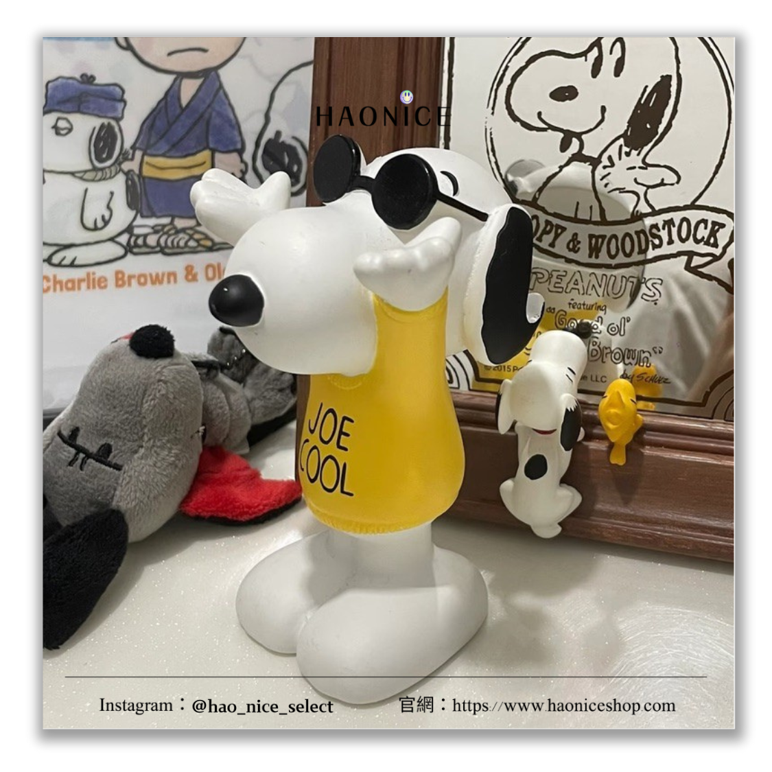 【HAO NICE】100%日本正品🇯🇵UDF🔥史努比SNOOPY 墨鏡酷哥眼鏡架 首飾架 手錶架 公仔 擺飾 收藏