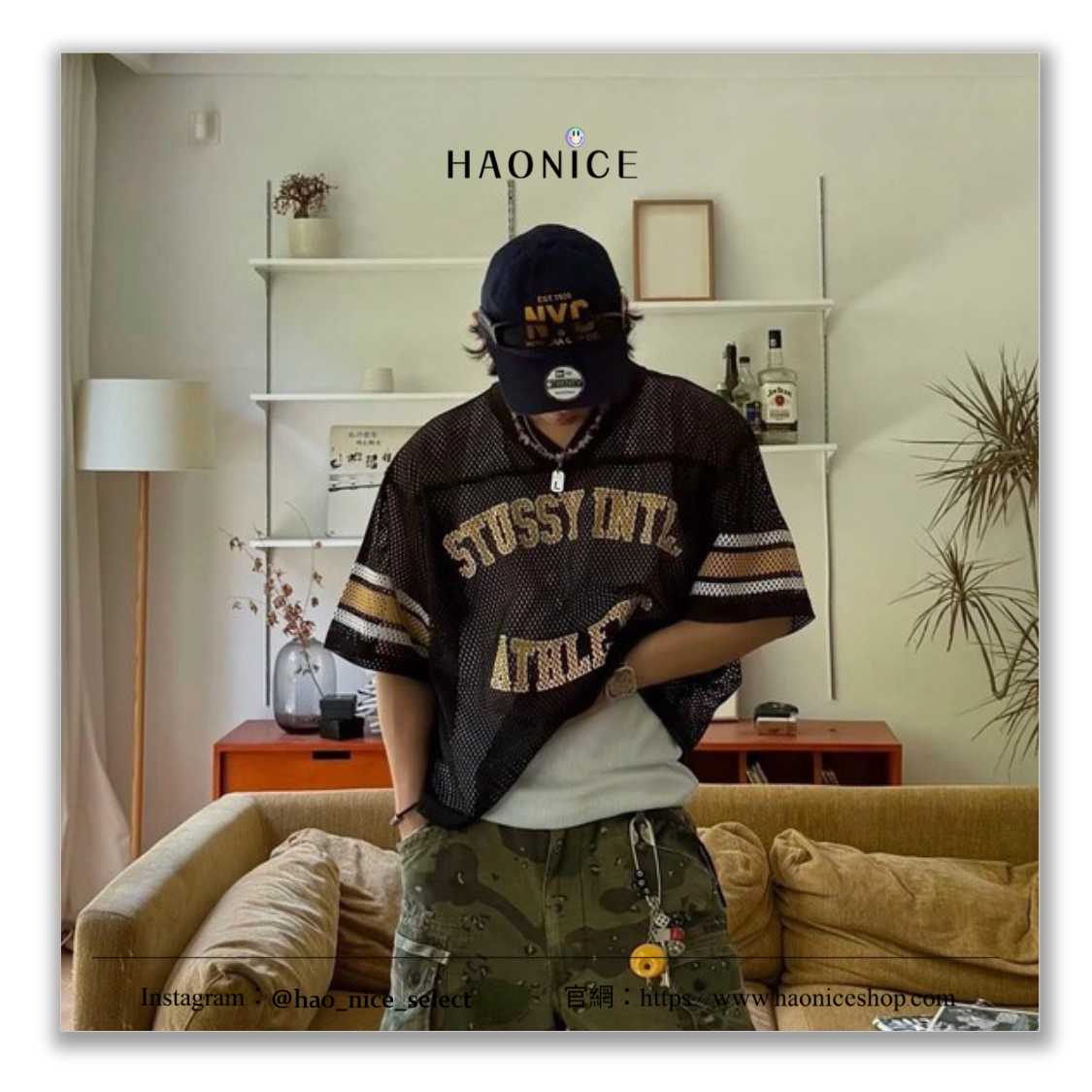 【HAO NICE】STUSSY 美國潮牌🇺🇸 經典logo國際隊球衣🔥網眼透氣短袖 短T 校隊風