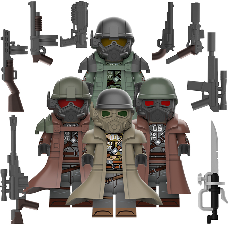 Radiation series cavalry Custom Minifigures Minifigs Fit Lego MY711-MY714