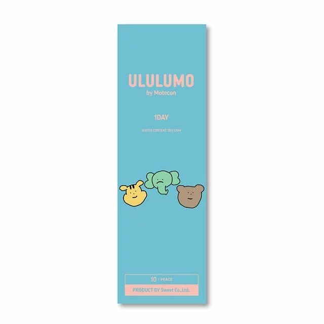 Ululumo By Motecon 1 Day Kumasan Kurikuri｜日拋彩妝隱形眼鏡｜每盒10片
