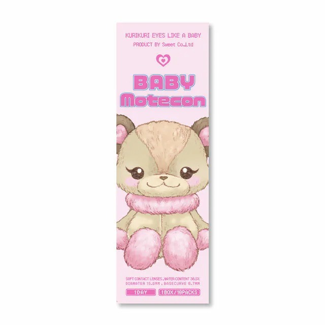 Baby Motecon 1 Day Baby Baby｜日拋彩妝隱形眼鏡｜每盒10片