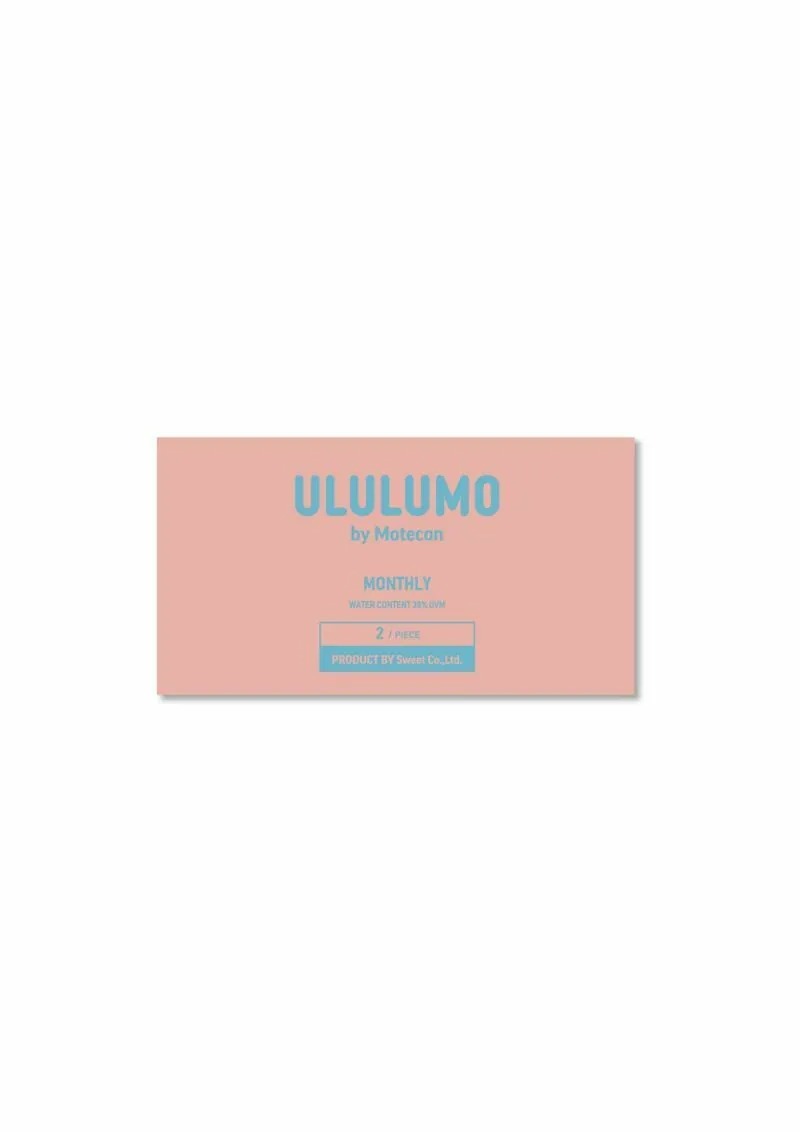 Ululumo By Motecon 1 Month Naesan Uluulu Black｜月拋彩妝隱形眼鏡｜每盒2片