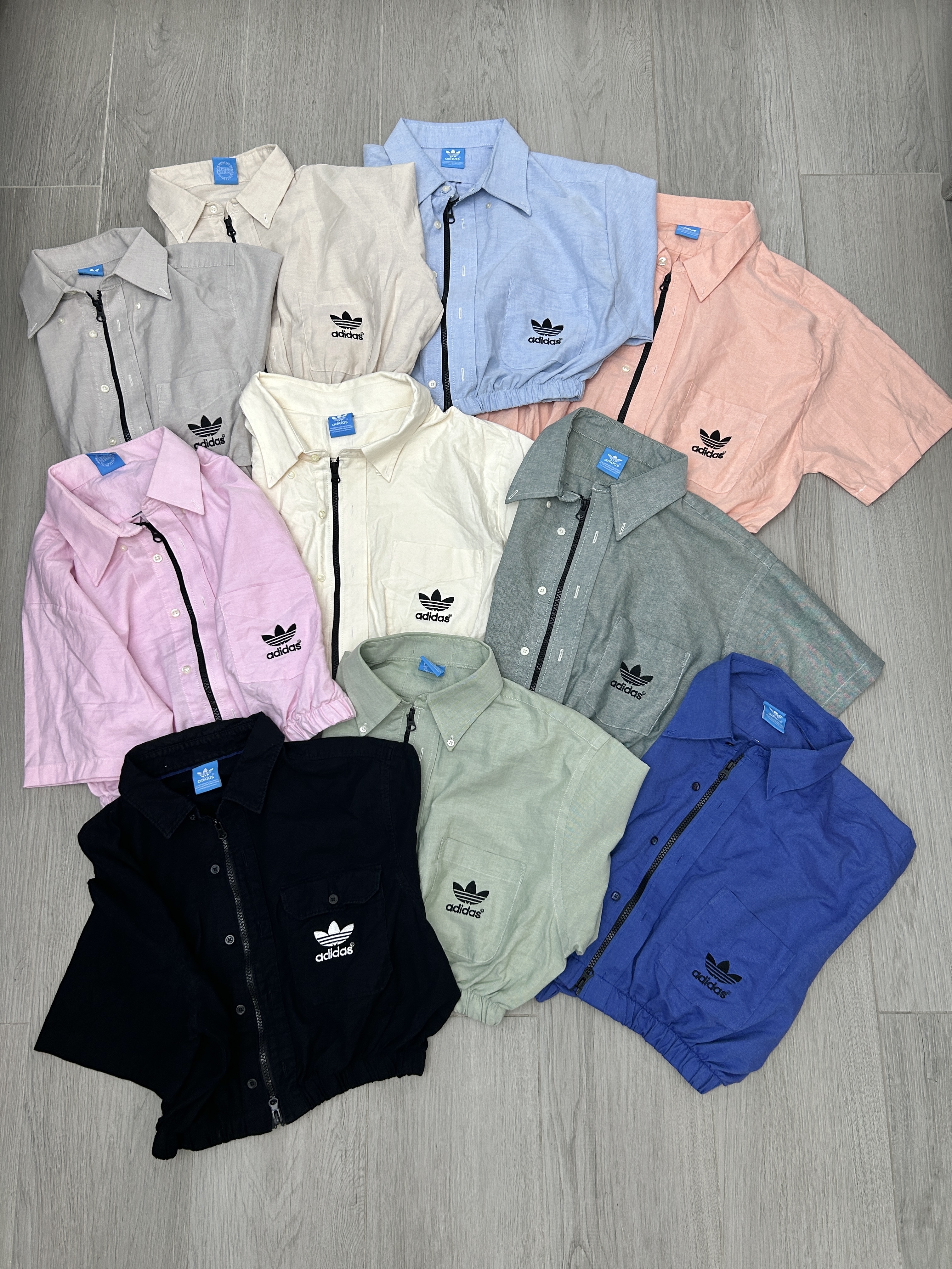 【現貨】泰國Remake 短版雙拉鏈短袖裇衫