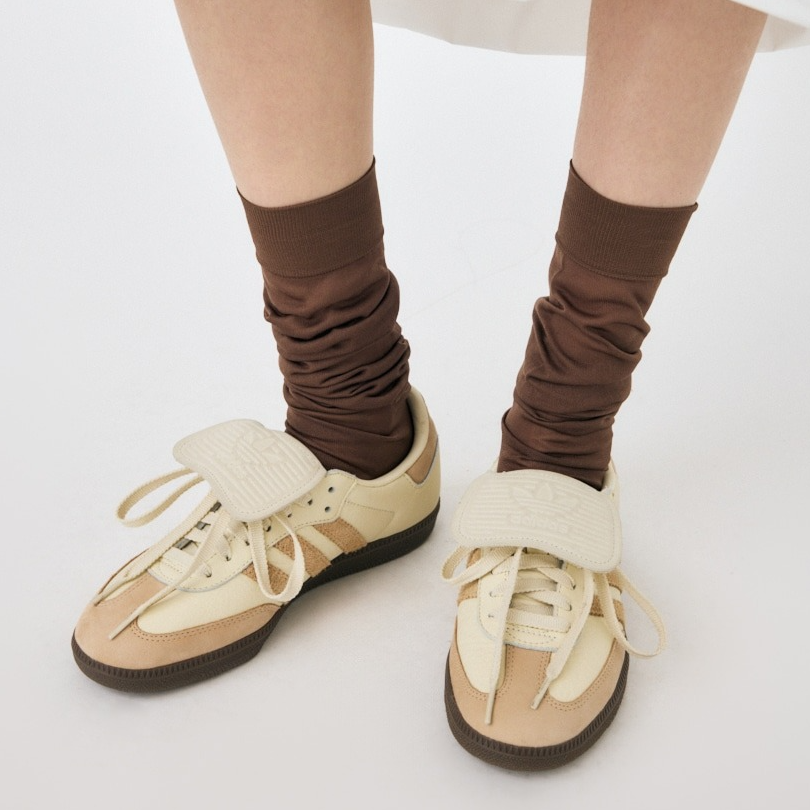 預購┃adidas SAMBA LT W 翻鞋舌 米色 奶茶色 卡其色