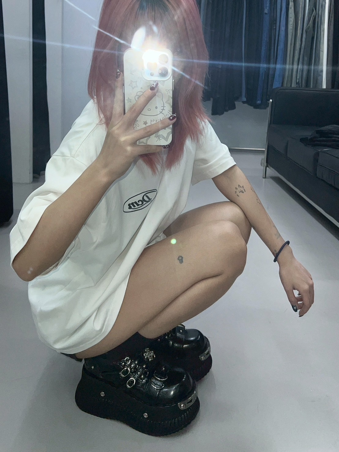 (GOAL) 超增高8公分 甜酷金屬皮鞋 厚底鞋 女款