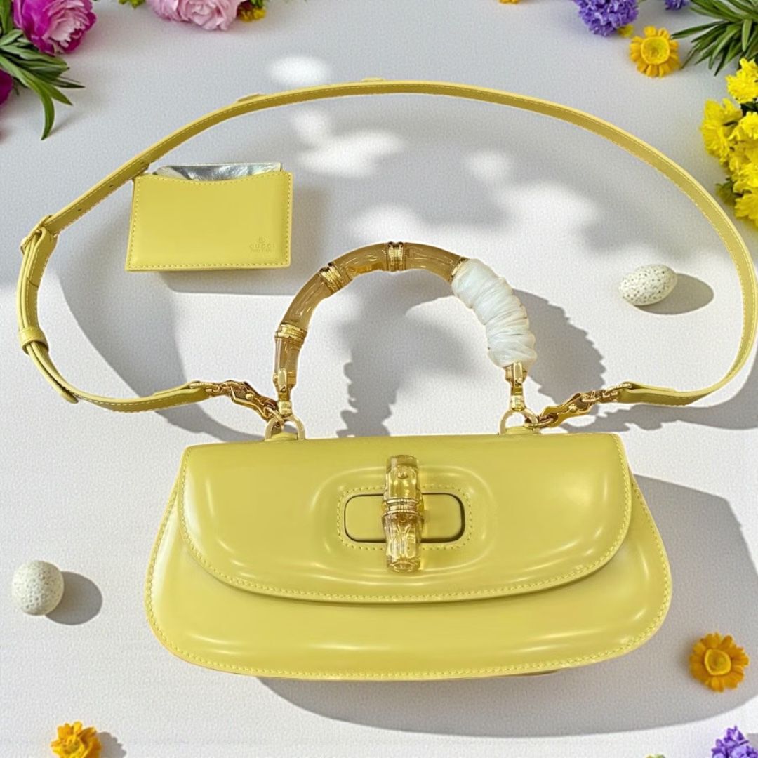 GUCCI竹節手袋