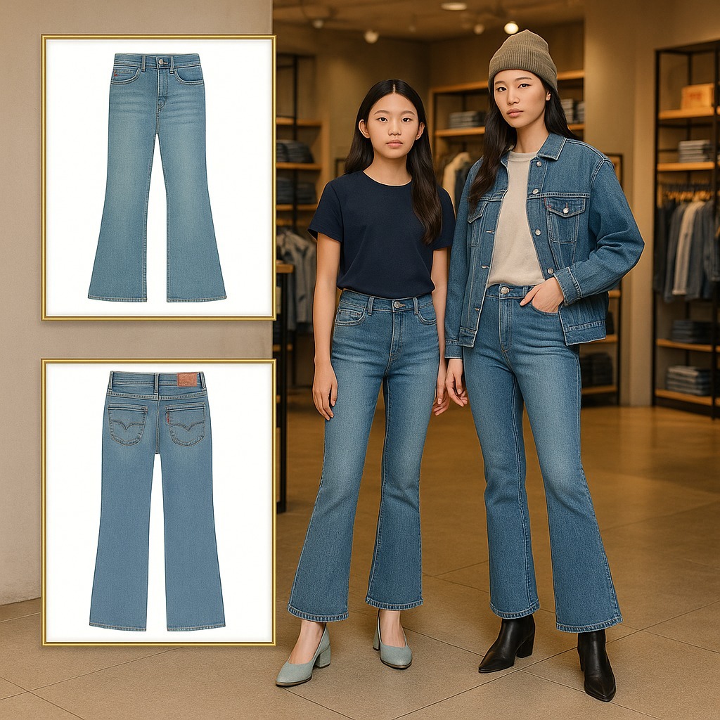 【預購】Levi's Youth Flare G072809 女童微喇叭牛仔褲