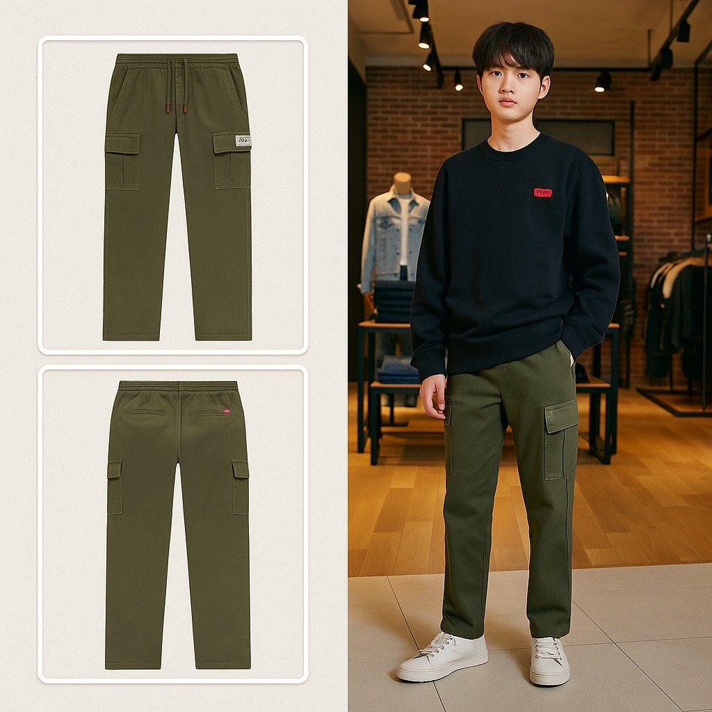 【預購】Levi's Youth Twill Cargo G072811 中童褲