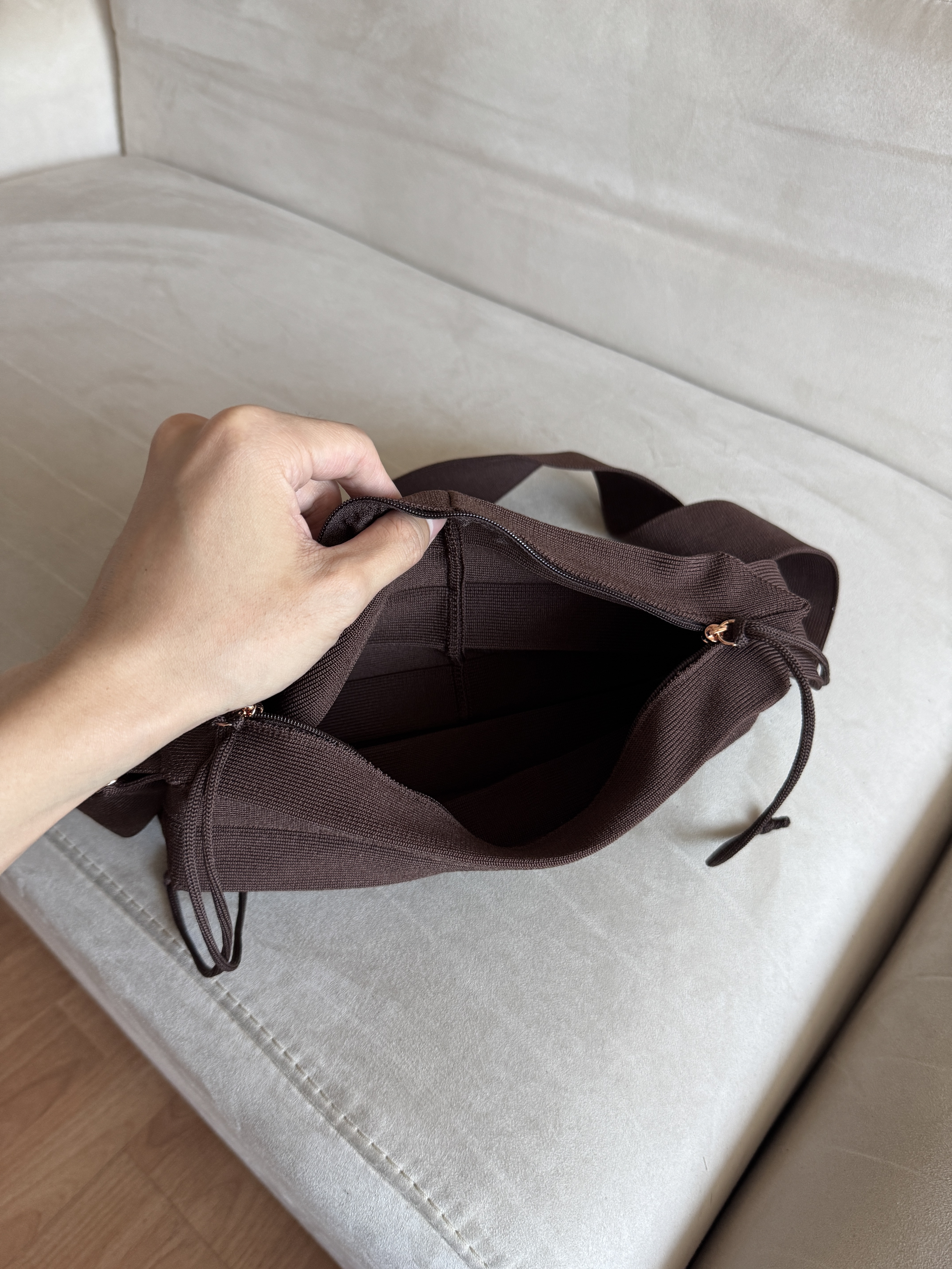 二手包／Joseph & Stacey 折疊包 咖啡色 9成新