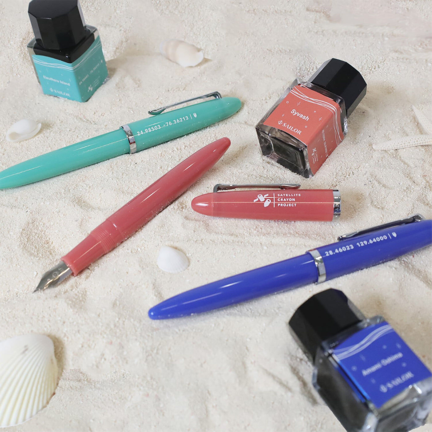 海的鋼筆 海の万年筆 SATELLITE CRAYON PROJECT聯名｜日本Sailor寫樂